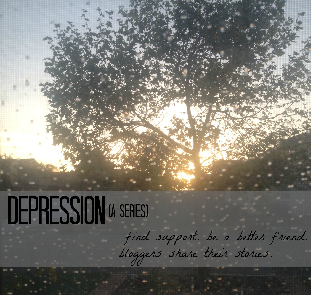 depression blogger series