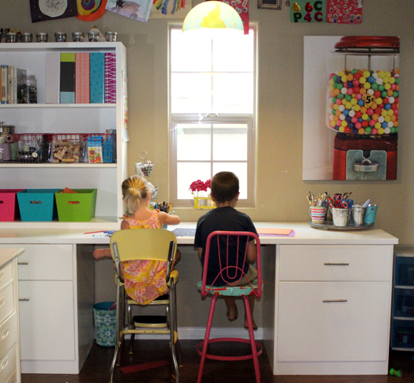 School Rooms, Custom Desks, and Happy Color {Whatever Shop} | Life ...